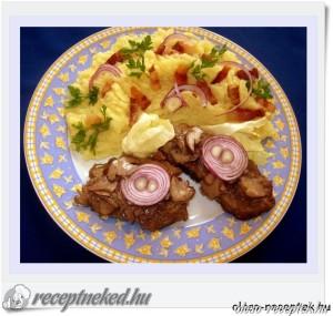 Gombás rostélyos kép