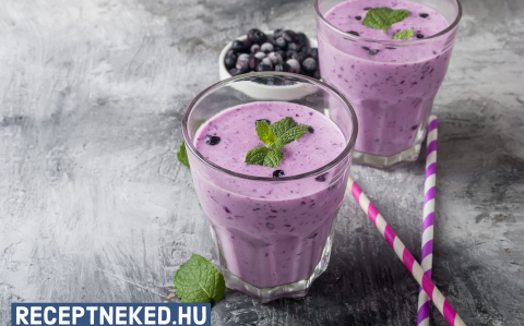 Áfonya shake recept fotóval Áfonya shake