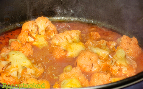 Karfiol pörkölt recept fotóval Karfiol pörkölt