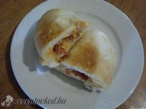 Töltött lángos kép