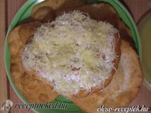 Hűtőben kelesztett lángos kép