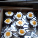 Csoki kehelyben tejszínes barack