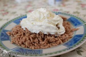 Gesztenye püré kép