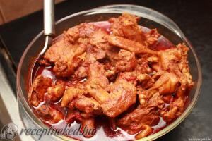 Csirkepörkölt kép