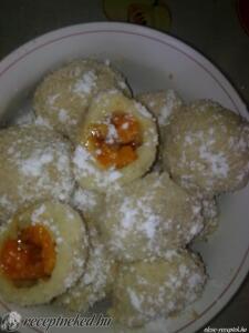 Barackos gombóc kép