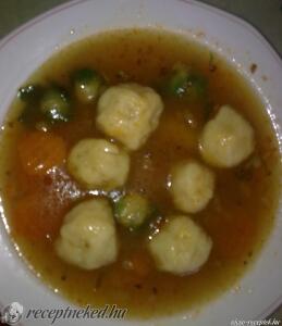 krumpli gombóc leves