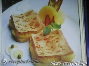 Melegszendvics hawaii módra