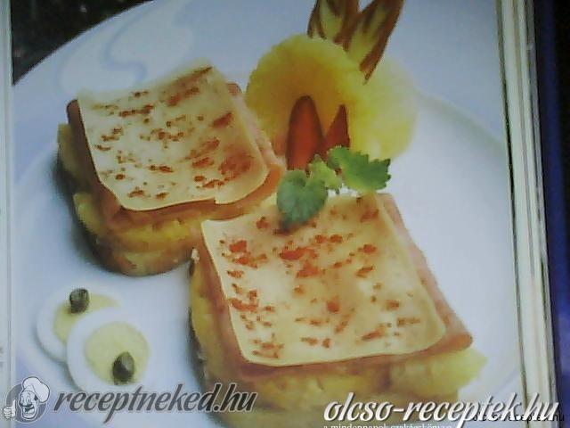 Melegszendvics hawaii módra