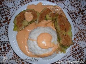 Tejfölös káposztatekercs