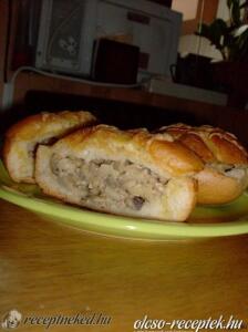 Gombával töltött zsemle kép