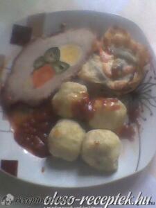 Magyaros sertéscomb