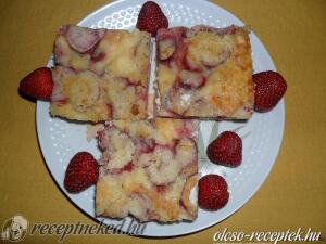 Gyümölcsös túrós süti