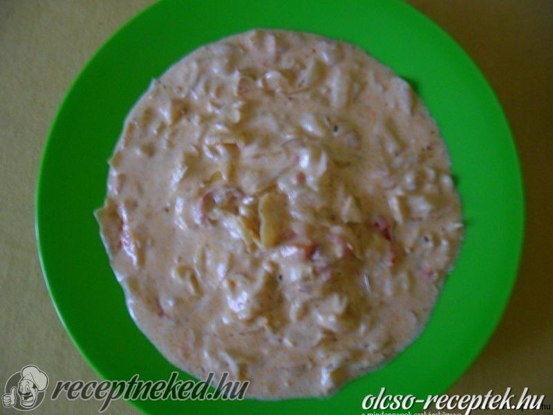 Tejfölös lecsó kép