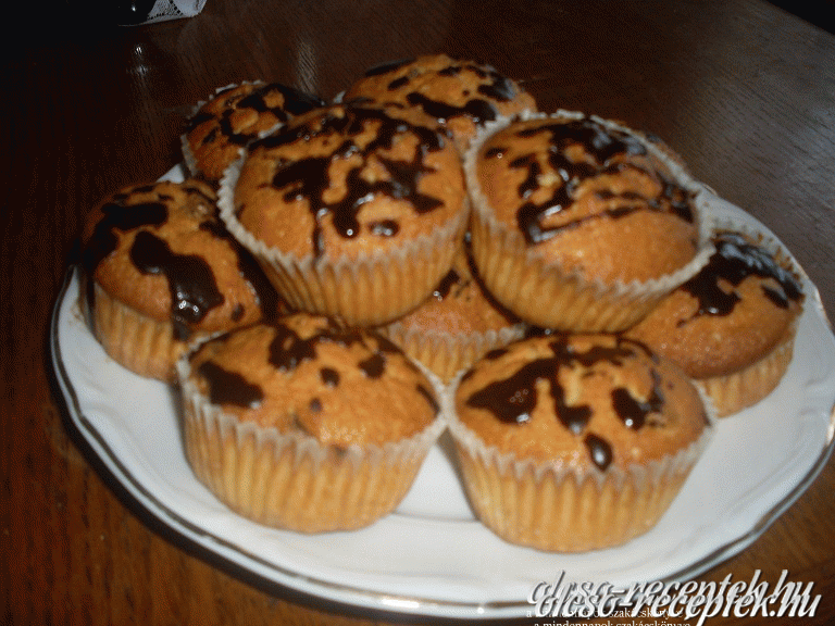 Búvártúrós muffin kép