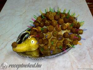 Fasírtos süni kép