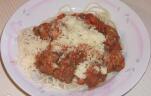 Spagetti húsgombóccal kép