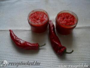 Fokhagymás darált paprika télire