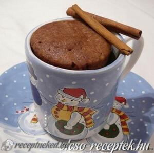 Bögrés mikrós sütemény