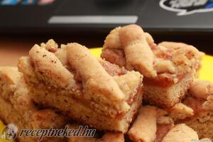 Almás mogyorós rácsos kép