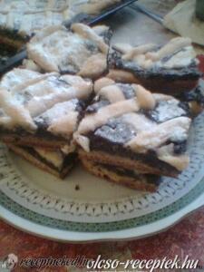 Mákos rácsos sütemény