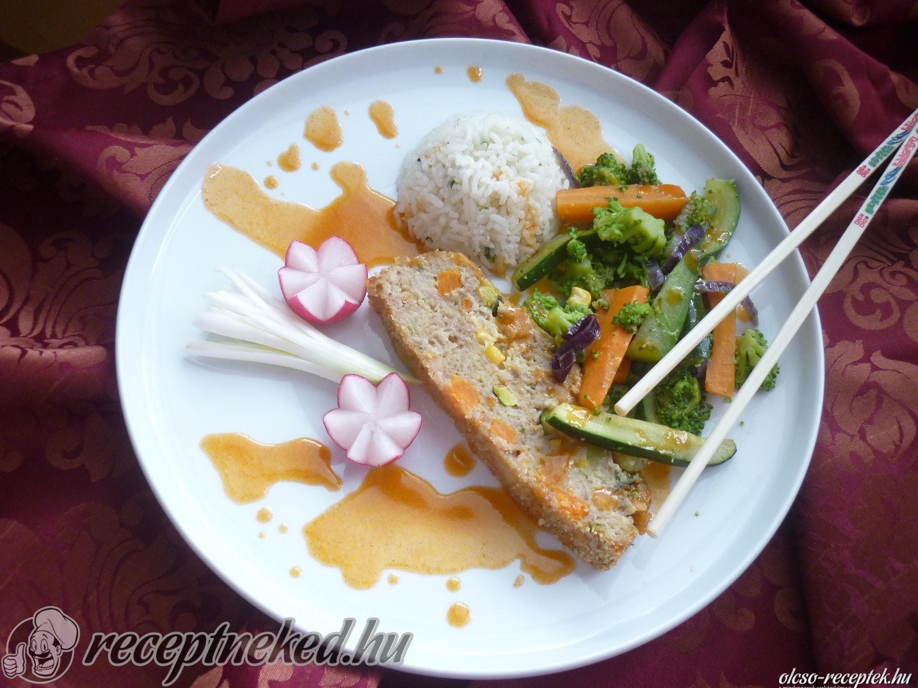 Zöldésges fasírt kép