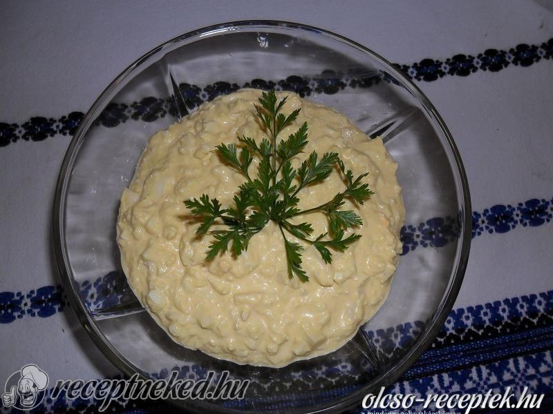 Tojáskrém mustárral és majonézzel