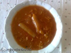 Paradicsomos káposzta füstült bőrkével