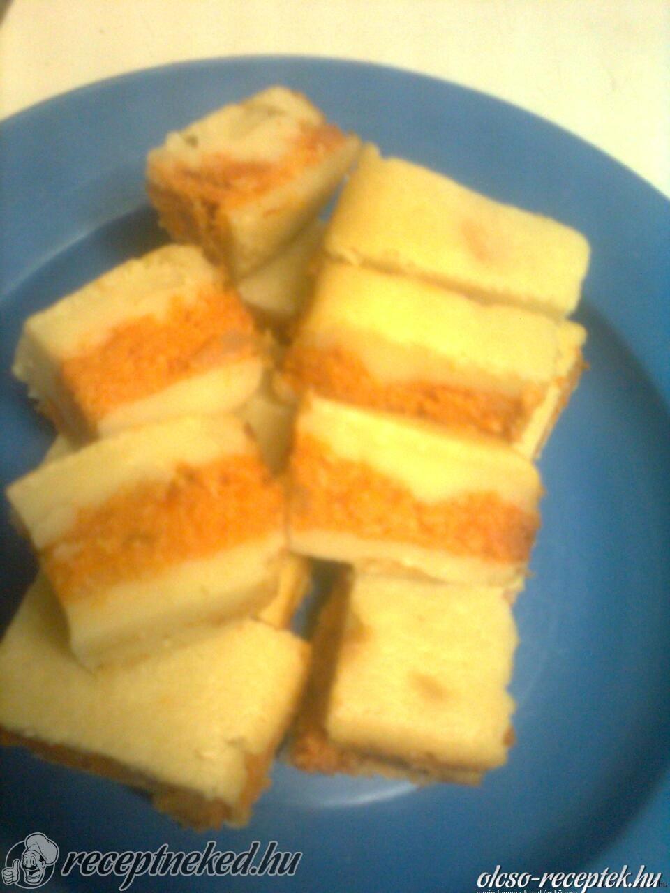 Kókuszos-sütőtökös kocka