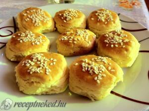 sós vajas pogácsa kép