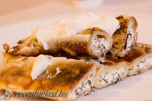 Kapros túrós palacsinta kép