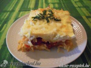 Kolbászos sült rakott tészta