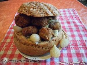 Vendégváró kenyértál