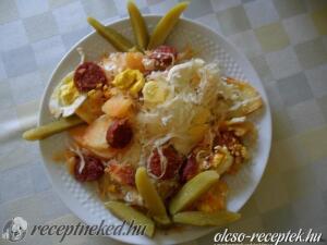 Káposztás rakott krumpli