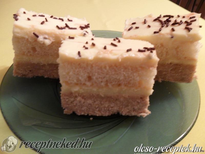 Gesztenyés szelet sütés nélkül kép