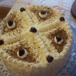 Fekete erdő torta kép
