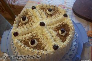 Fekete erdő torta kép