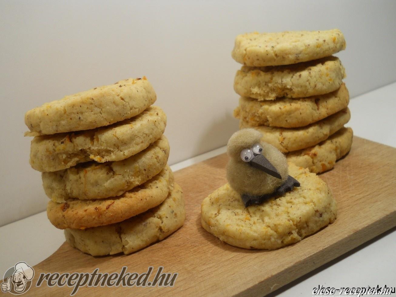 narancsos diós keksz