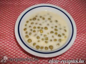 Zöldborsó főzelék kép