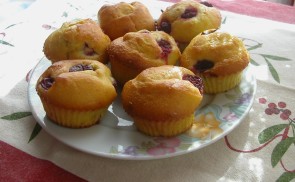 Meggyes muffin (gluténmentes)