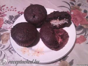 Csokoládés-túros muffin