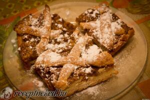 Rácsos almás süti kép