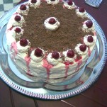 Túrós-Tejszínes "Feketeerdő torta"