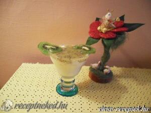 Túróhab kivikrémmel