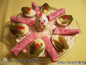 Csirkés hidegtál kép