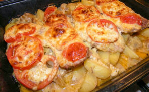 Zöldséges rakott hús