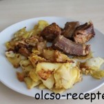 Hagymás sült oldalas