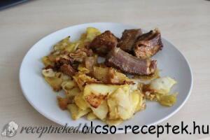 Hagymás sült oldalas