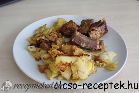 Hagymás sült oldalas