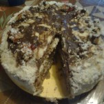 kókuszkrémes torta kép