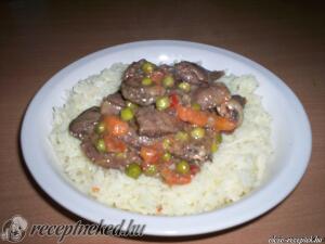 Zöldséges pulykaszív